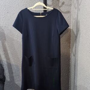 Ronni Nicole Blue Mini Dress with Pockets